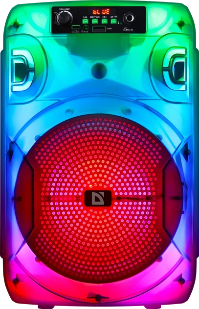 Портативная колонка Defender Boomer 12 15W RGB Black (4745091890333) - изображение 7
