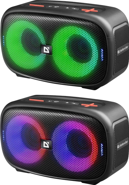 Портативная колонка Defender Q5 20W RGB Black (4745090820218) - изображение 2