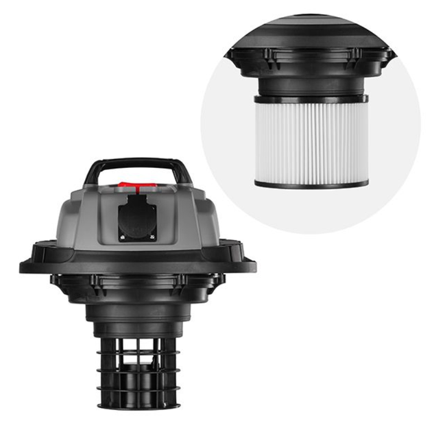Пылесос промышленный Intertool 1400 Вт x 30 л (DT-1030) - изображение 5