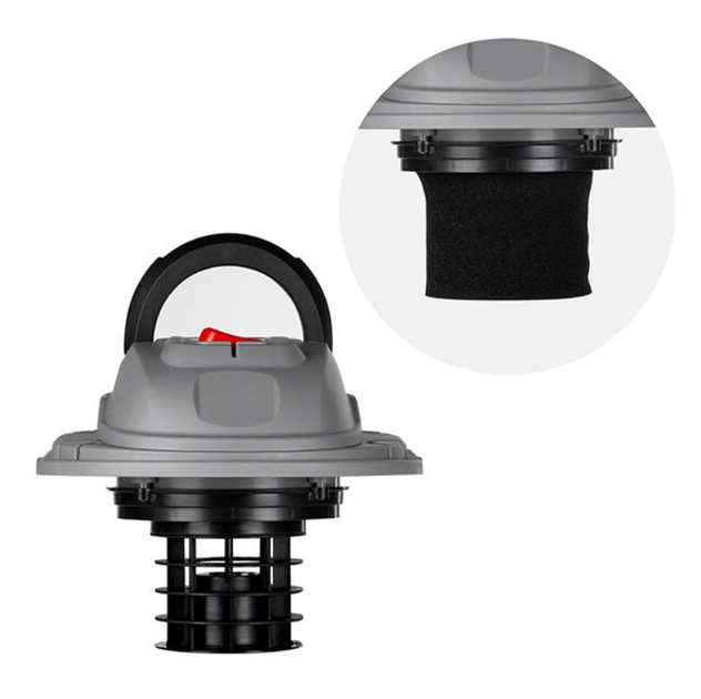 Промисловий пилосос Intertool 1200 Вт x 20 л (DT-1020) - зображення 5
