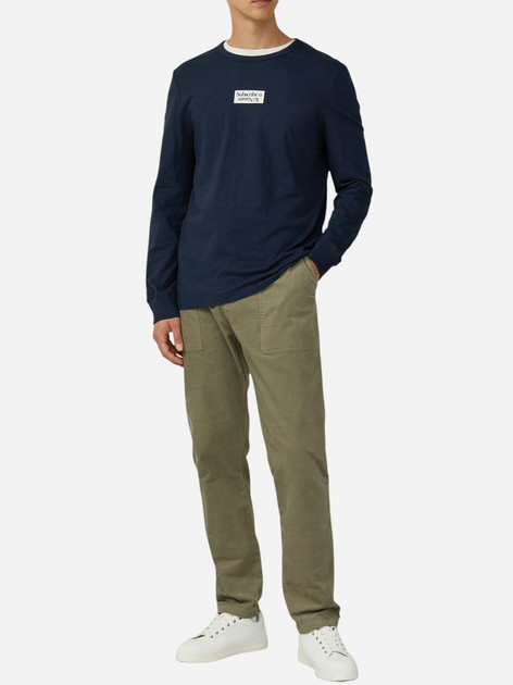 Longsleeve męski s.Oliver 10.3.11.12.130.2169274-59D1 M Granatowy (4099978181046) - obraz 3