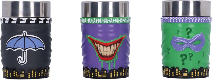 Zestaw kieliszków DC Comics Batman Super-Villain (0801269153298) - obraz 6