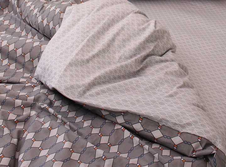 Комплект постельного белья с компаньоном TAG Tekstil S485 King Size (Евро maxi) - Фото 3 Комплект постельного белья с компаньоном TAG Tekstil S485 King Size (Евро maxi) - изображение 3