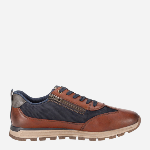 Sneakersy męskie skórzane Rieker B0507-24 41 (7.5UK) Brązowe (4061811556595) - obraz 3