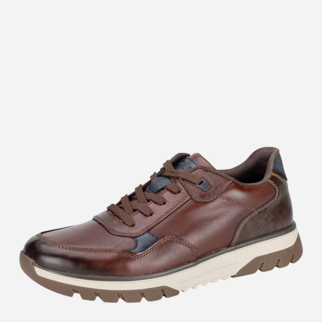 Półbuty męskie Rieker B9301-25 45 (10.5UK) Brązowe (4061811486526) - obraz 4