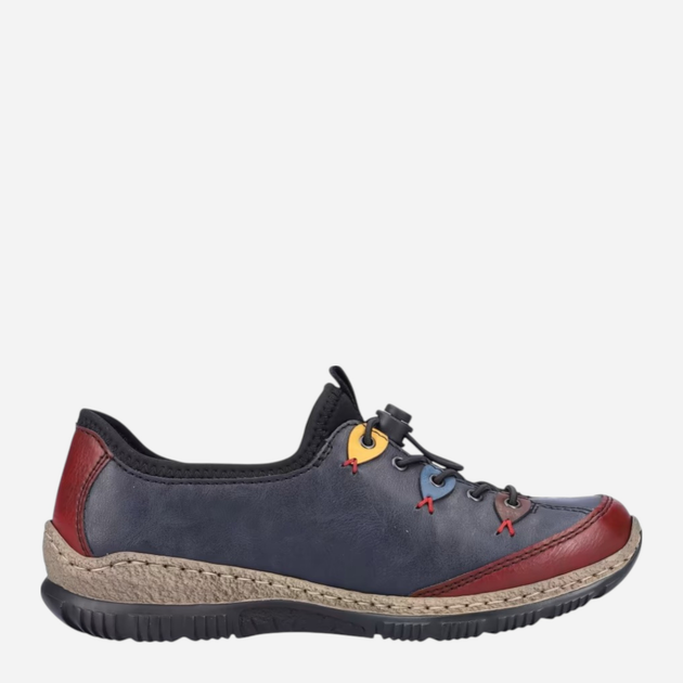 Sneakersy damskie Rieker N3271-35 37 (4UK) Ciemnogranatowe (4059954053156) - obraz 3