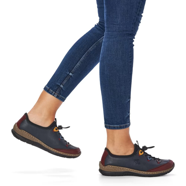 Sneakersy damskie Rieker N3271-35 39 (6UK) Ciemnogranatowe (4059954053170) - obraz 2