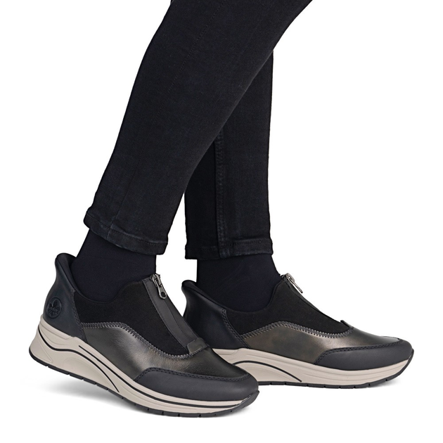 Sneakersy damskie Rieker N9553-25 38 (5UK) Brązowe (4061811591251) - obraz 2
