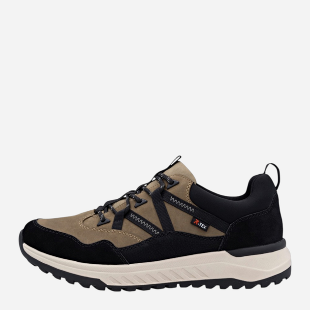 Sneakersy męskie z membraną Rieker U0104-20 44 (9.5UK) Beżowe (4061811477807) - obraz 1