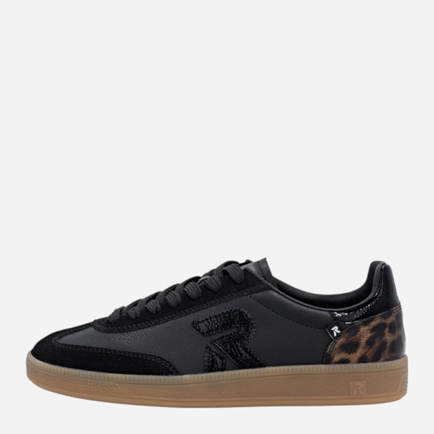 Sneakersy damskie skórzane Rieker W2200-03 38 (5UK) Czarne (4061811586509) - obraz 1