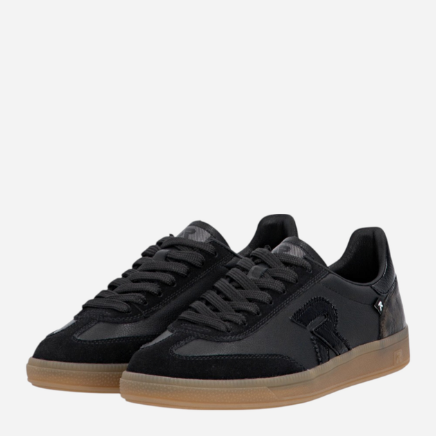 Sneakersy damskie skórzane Rieker W2200-03 39 (6UK) Czarne (4061811586516) - obraz 4