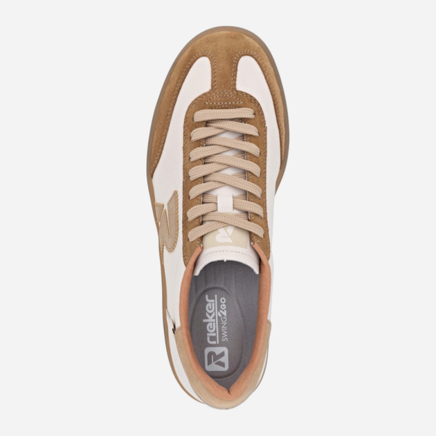 Sneakersy damskie na platformie Rieker W3700-62 36 (3.5UK) Beżowe (4061811595846) - obraz 7