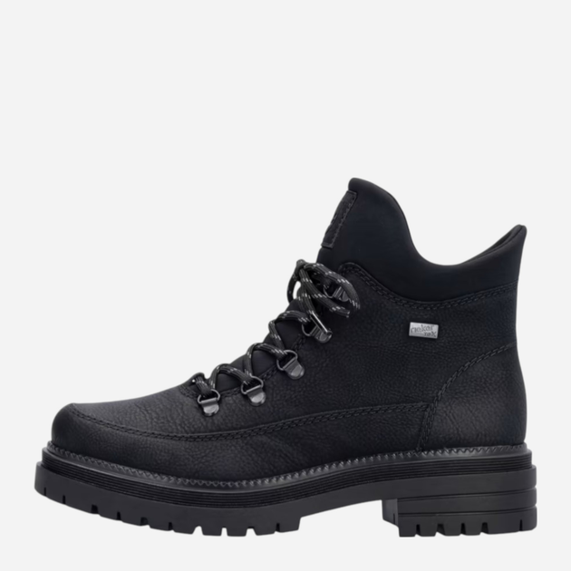 Жіночі черевики високі Rieker Y3158-00 39 (6UK) Чорні (4061811695942) - зображення 1