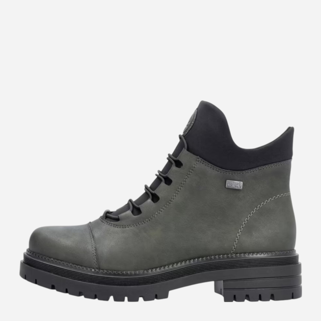 Жіночі черевики високі Rieker Y3163-54 37 (4UK) Хакі (4061811737291) - зображення 1