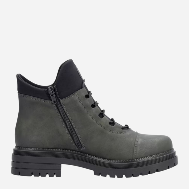 Trapery damskie wysokie Rieker Y3163-54 39 (6UK) Khaki (4061811737314) - obraz 3