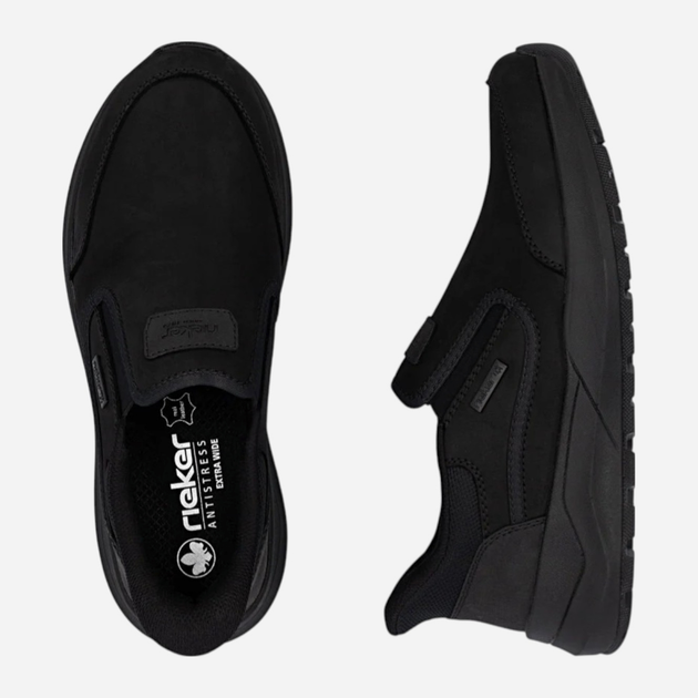 Чоловічі туфлі Rieker 06052-00 45 (10.5UK) Чорні (4061811522910) - зображення 8