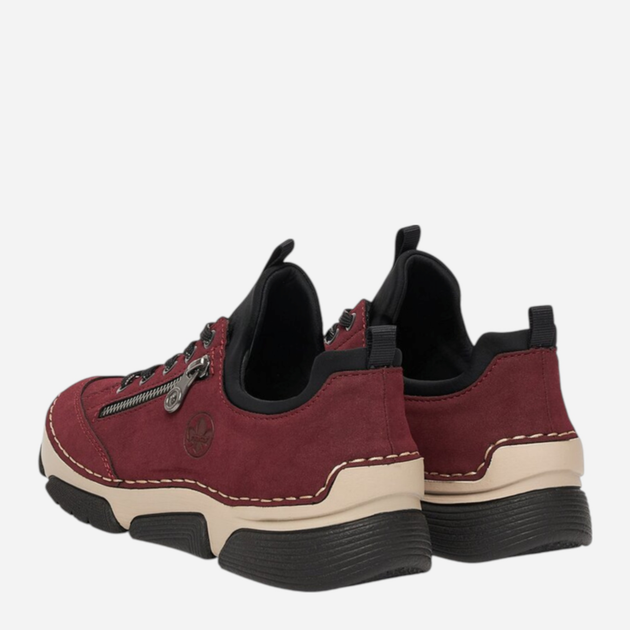 Sneakersy damskie Rieker 45973-36 37 (4UK) Bordowe (4061811544820) - obraz 5