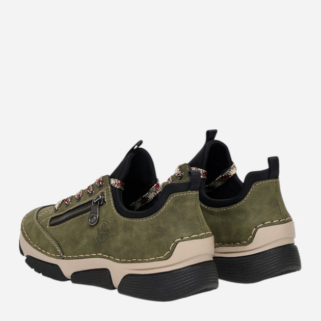 Sneakersy damskie Rieker 45973-54 36 (3.5UK) Oliwkowe (4060596942159) - obraz 5