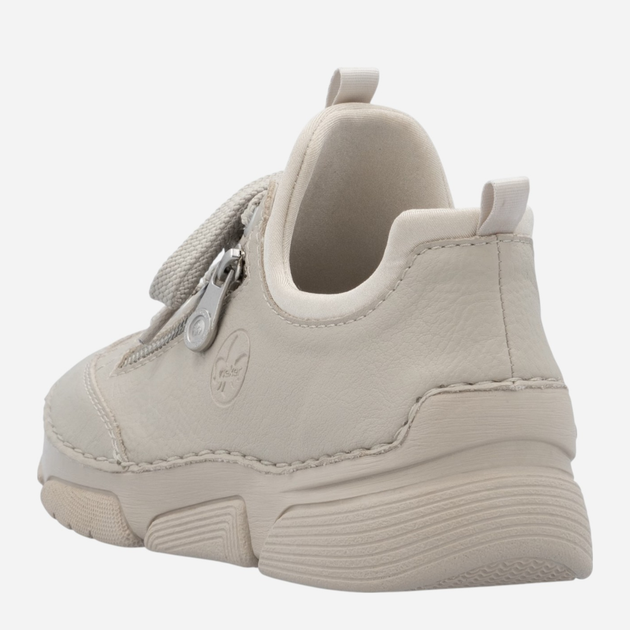Sneakersy damskie Rieker 45973-60 40 (6.5UK) Beżowe (4061811450442) - obraz 5