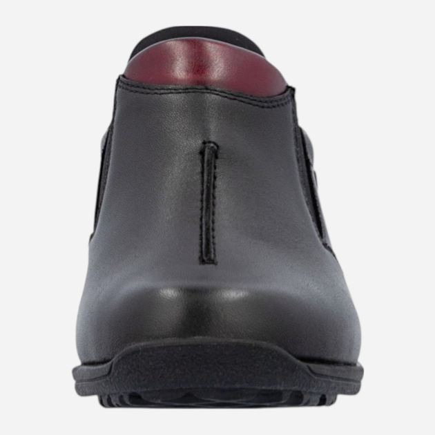 Жіночі мокасини зі шкіри Rieker 47253-00 38 (5UK) Чорні (4061811480128) - зображення 5