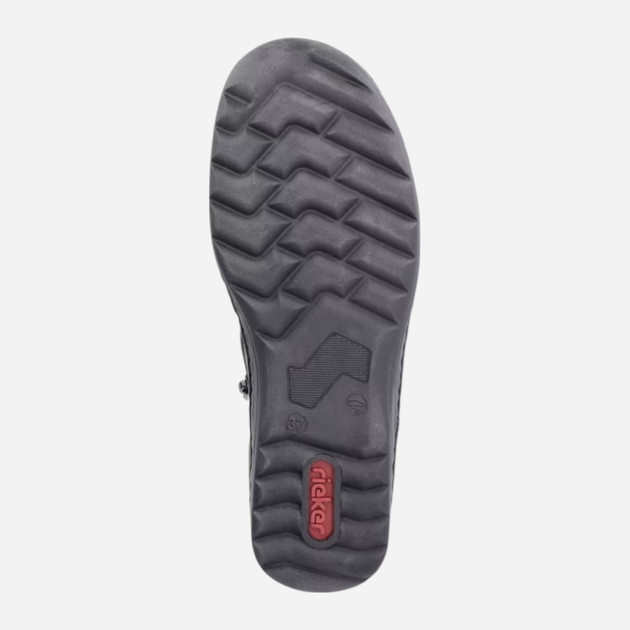 Жіночі черевики низькі Rieker 48922-00 38 (5UK) Чорні (4061811690855) - зображення 8