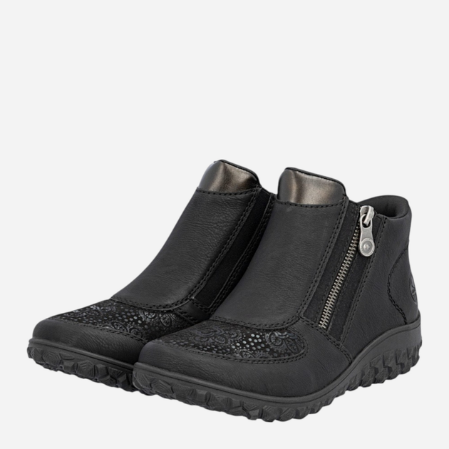 Жіночі черевики низькі Rieker 59558-00 39 (6UK) Чорні (4061811480562) - зображення 4