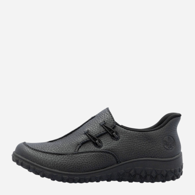 Жіночі туфлі зі шкіри Rieker 59559-00 37 (4UK) Чорні (4061811561650) - зображення 1