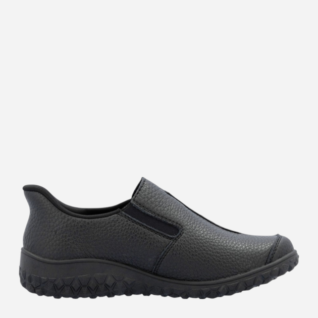 Жіночі туфлі зі шкіри Rieker 59559-00 38 (5UK) Чорні (4061811561667) - зображення 3
