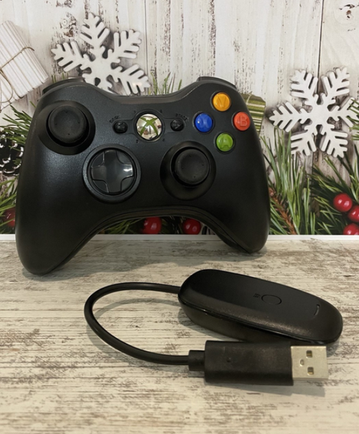 Беспроводной геймпад джойстик контроллер для Xbox 360 в черном цвете на батарейках AdlerGame (63-457) - Фото 3 Беспроводной геймпад джойстик контроллер для Xbox 360 в черном цвете на батарейках AdlerGame (63-457) - изображение 3