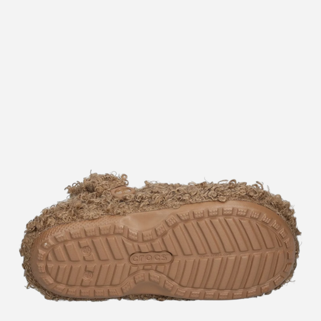 Kapcie damskie ciepłe Crocs Classic Faux Doodle Fur Clog 210849-2EY 41-42 Brązowe (196265879908) - obraz 5