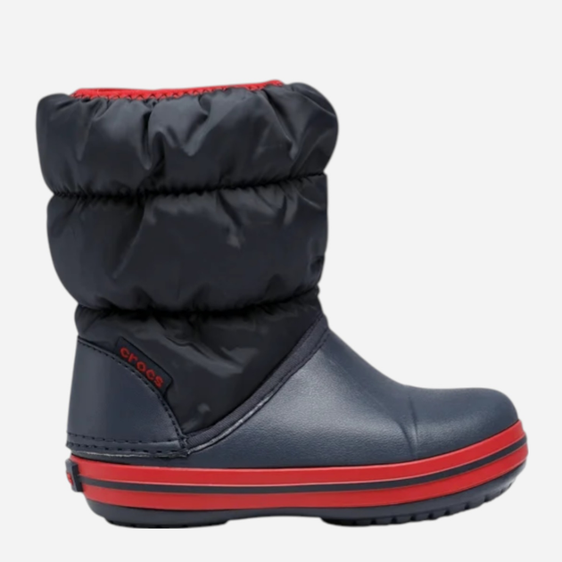 Дитячі зимові чоботи-дутики для хлопчика Crocs Winter Puff Boot 14613-485 30-31 Темно-сині (883503940994) - зображення 1