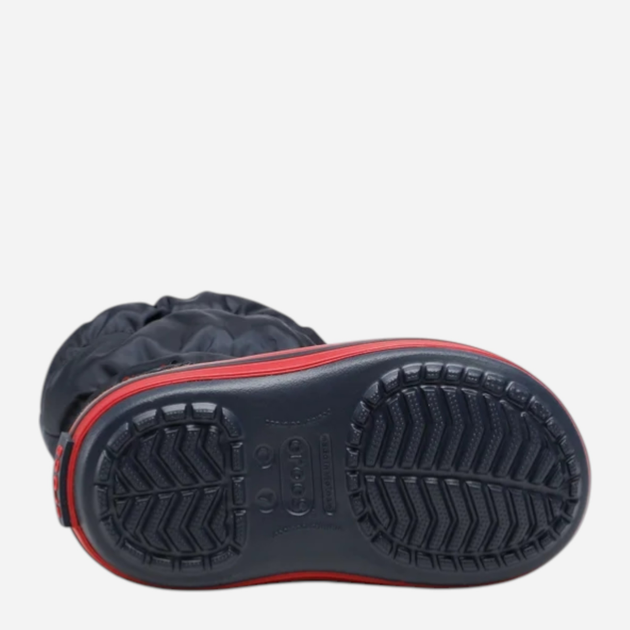 Śniegowce chłopięce ocieplane Crocs Winter Puff Boot 14613-485 30-31 Ciemnogranatowe (883503940963) - obraz 4