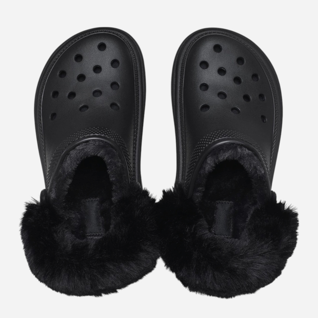 Chodaki damskie ocieplane Crocs Stomp Lined Clog 208546-001 41-42 Czarne (196265426133) - obraz 6