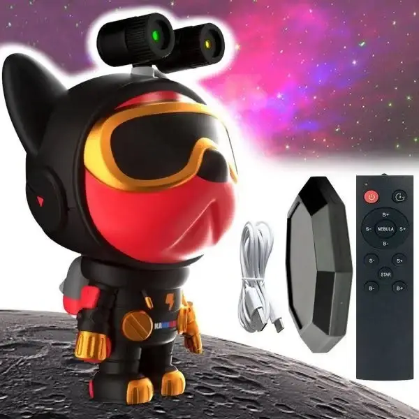 Лазерний нічник-проектор Nebula Dog «Собака-астронавт» — космос і зоряне небо - Фото 1 Лазерний нічник-проектор Nebula Dog «Собака-астронавт» — космос і зоряне небо - изображение 1