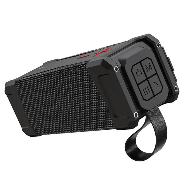 Портативная блютуз колонка HOCO IPX5 HC6 |AUX, SD-card, Bluetooth, USB, FM-Radio| Черный - Фото 1 Портативная блютуз колонка HOCO IPX5 HC6 |AUX, SD-card, Bluetooth, USB, FM-Radio| Черный - изображение 1