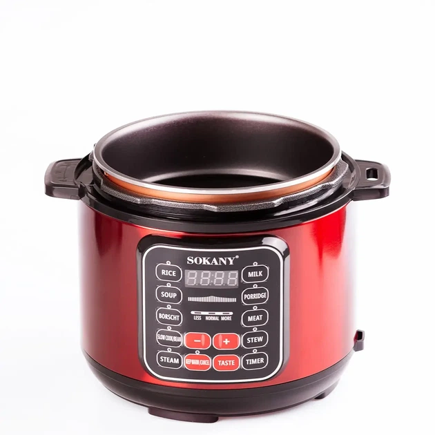 Lugi Мультиварка скороварка 5 л 1000 Вт многофункциональная пароварка SK-2402-5L 1000 Вт многофункциональная п - изображение 3