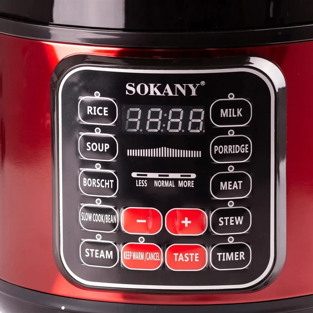 Lugi Мультиварка скороварка 5 л 1000 Вт многофункциональная пароварка SK-2402-5L 1000 Вт многофункциональная п - изображение 5