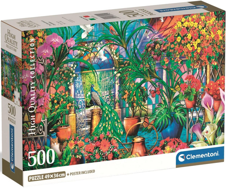 Puzzle Clementoni High Quality Greenhouse Caretakers 500 elementów 35579 (8005125355792 / 8005125355730) - obraz 1