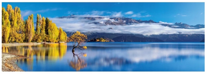 Puzzle Clementoni High Quality Panorama Wanaka's golden reflections 1000 elementów 39942 (8005125399420 / 8005125398867) - obraz 2