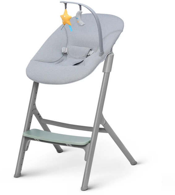 Стільчик для годування Kinderkraft Livy Calmee Olive Green із шезлонгом (KHLICA00GRE0000) - зображення 3