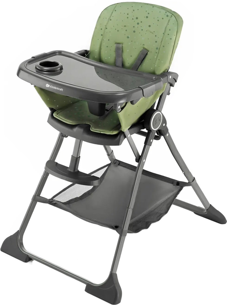 Krzesełko do karmienia Kinderkraft Foldee Green (KHFOLD00GRE0000) (5902533922444) - obraz 1