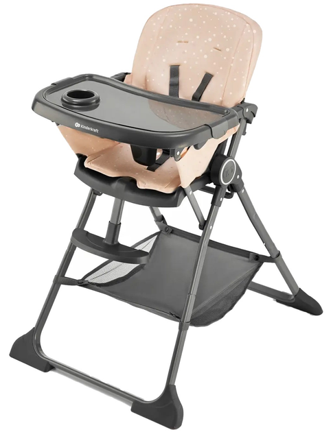 Krzesełko do karmienia Kinderkraft Foldee Pink (KHFOLD00PNK0000) (5902533922451) - obraz 1