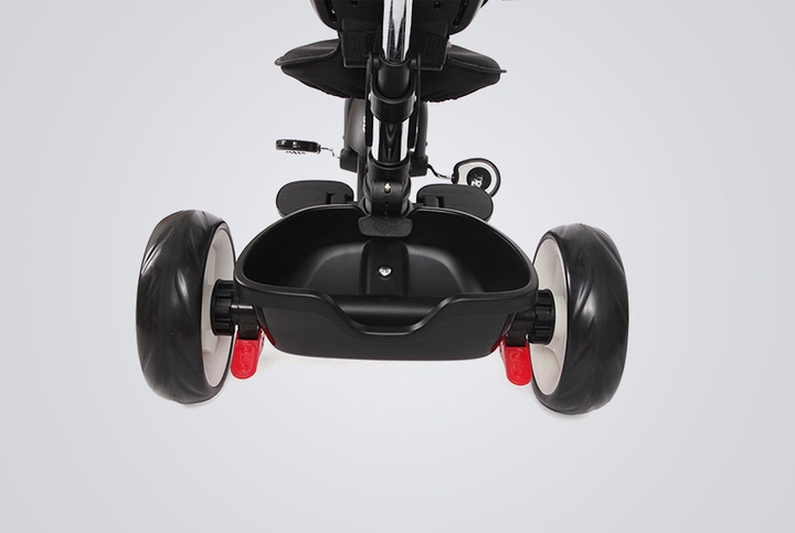 Rower dla dzieci Qplay RITO EVA S380-7Black trójkołowy składany Czarny (686268624464) - obraz 8