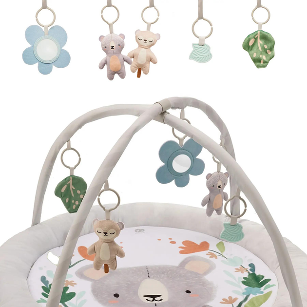 Mata edukacyjna Kinderkraft Cozyplay (KPCOZY00LGR0000) (5902533926930) - obraz 5