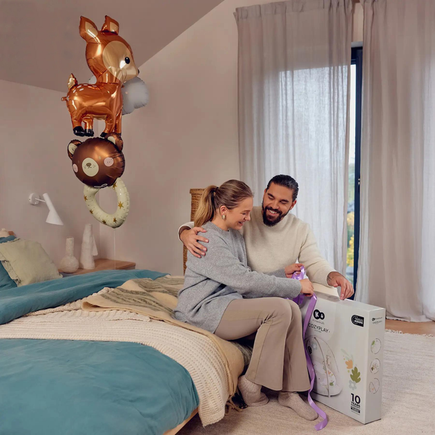 Mata edukacyjna Kinderkraft Cozyplay (KPCOZY00LGR0000) (5902533926930) - obraz 15
