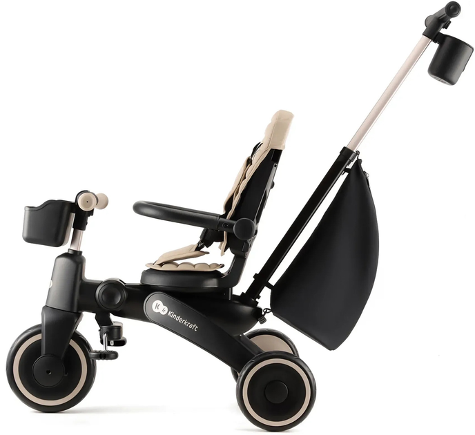 Триколісний велосипед Kinderkraft Jazz 2 Beige (KRJAZZ02BEG0000) - зображення 7