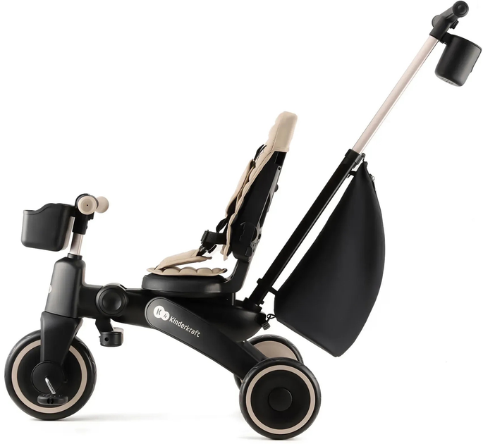 Триколісний велосипед Kinderkraft Jazz 2 Beige (KRJAZZ02BEG0000) - зображення 8