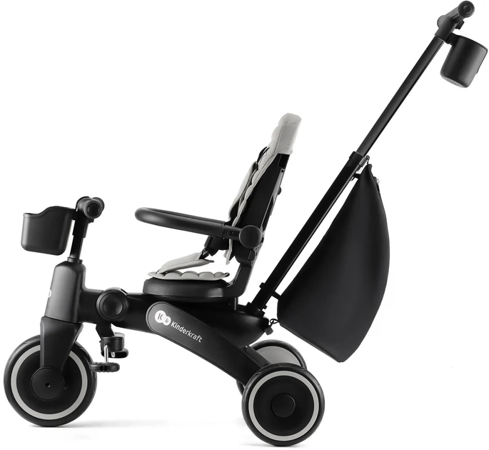 Триколісний велосипед Kinderkraft Jazz 2 Grey (KRJAZZ02GRY0000) - зображення 7