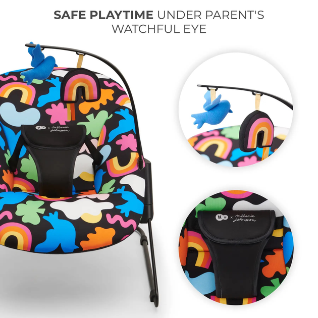Крісло-гойдалка Kinderkraft Calmee Happy Shapes (KBCALM00HAP0000) (5902533925506) - зображення 7