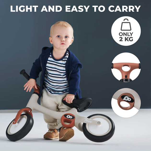 Біговел Kinderkraft Tove Desert Beige (KRTOVE00BEG0000) - зображення 10